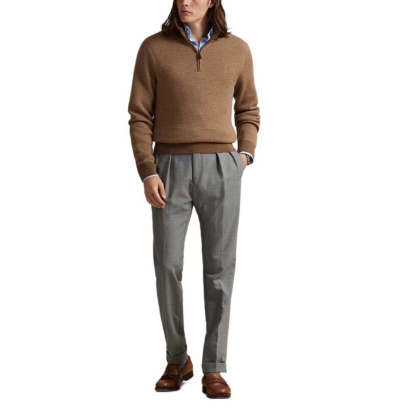 Polo Ralph Lauren Washable Wool Quarter-Zip Sweater image number 3